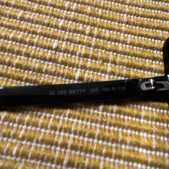 Saint Laurent Betty 183 Black/Silver Sunglasses - Picture 4 of 10